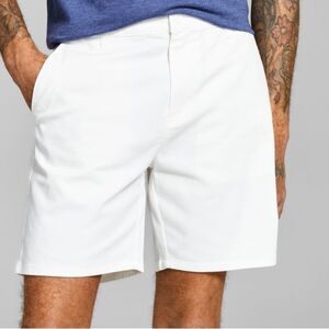 And Now This Men's Stretch Chino Shorts Size 29 NWD White